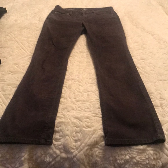 Loft Boot Cut Corduroy Pants - Dark Gray - Picture 2 of 5